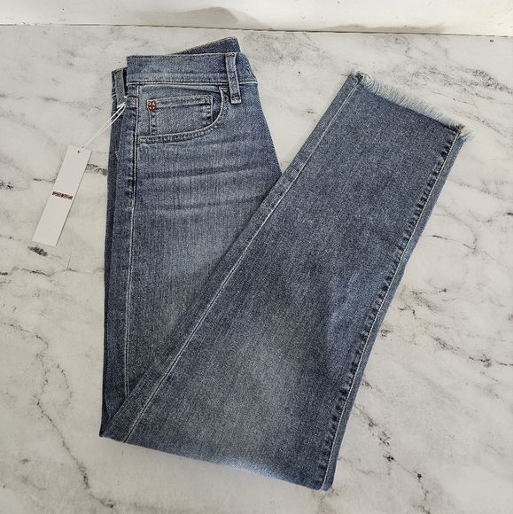 Hudson Jeans Kass High Rise Straight Leg Ankle Blue Jeans 26 NWT - Picture 4 of 10